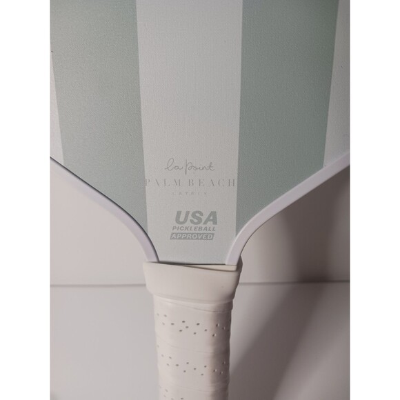 La Point Pretty Pro Pickel Ball Paddle + Cover White Luxury Womens Palm Beach - Picture 6 of 8